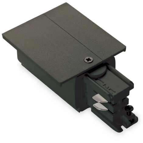 Kit Connettore Da Incasso Principale E Destro On-Off Link Alluminio Nero