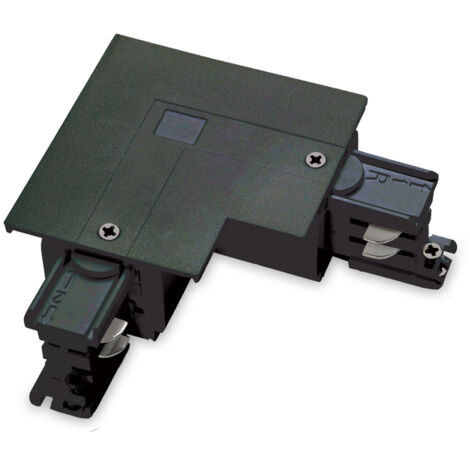 Kit Connettore Da Incasso Sinistro On-Off Link Alluminio Nero