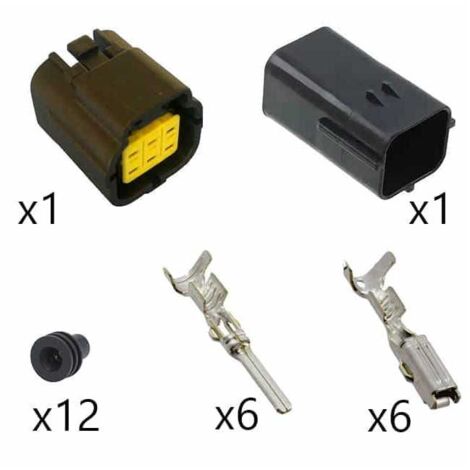 Kit Connettore Econoseal J-Mark II maschio femmina 6 vie