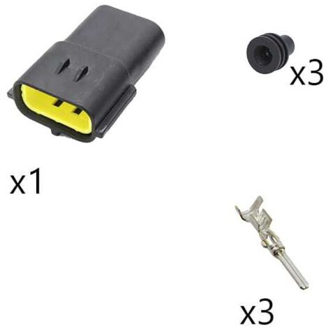 Kit Connettore Econoseal J-Mark II porta maschio 3 vie