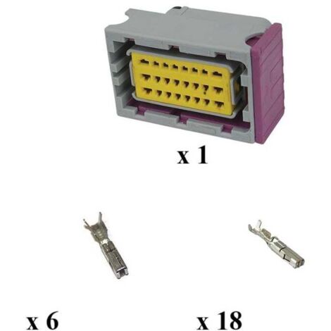 Kit Connettore Framatome 24 Vie Femmina a Tenuta Stagna Grigio