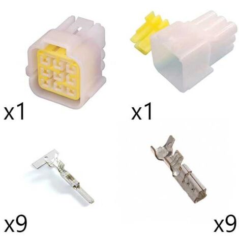 Kit connettore furukawa 090 maschio femmina 9 vie