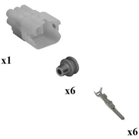 Kit Connettore HM Sealed Femmina 6 Vie Tipo A