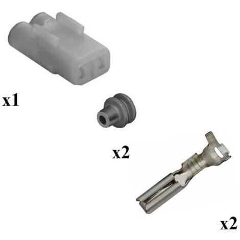 Kit Connettore HM Sealed Maschio 2 Vie Tipo A
