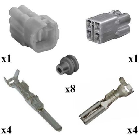 Kit Connettore HM Sealed Maschio Femmina 4 Vie Tipo A