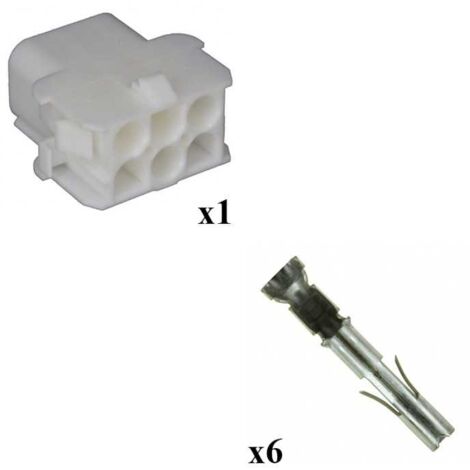 Kit Connettore Mate n lok Femmina con terminale femmina 3x2 Vie
