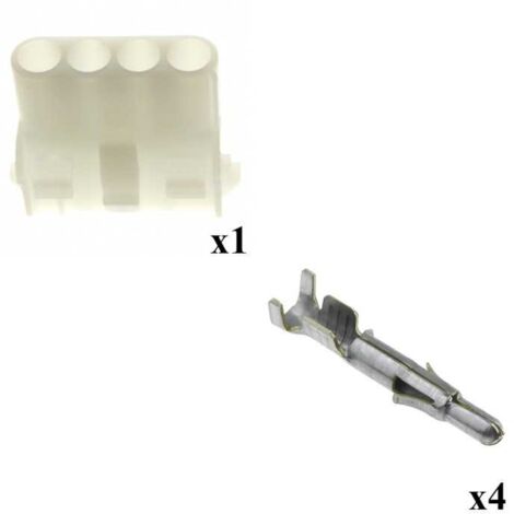 Kit Connettore Mate n lok Femmina con terminale maschio 4 Vie
