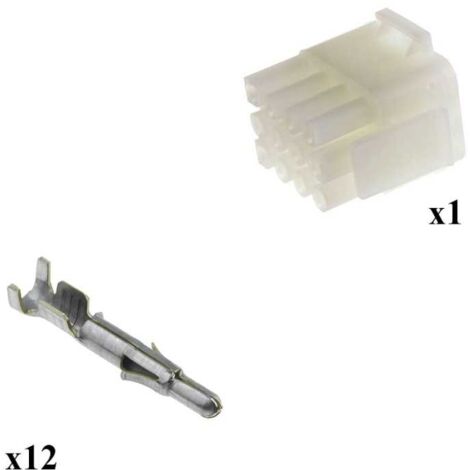 Kit Connettore Mate n lok Maschio con terminale maschio 4x3 Vie