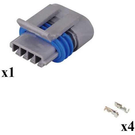 Kit connettore Metri-Pack 150.2 porta femmina 4 vie Grigio