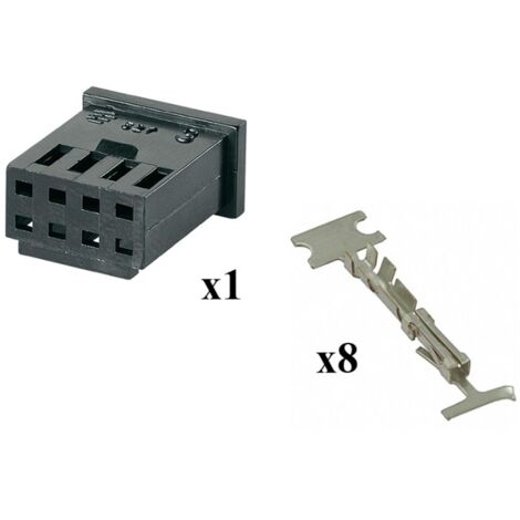 Kit Connettore Modu 2 Femmina 4x2 Vie