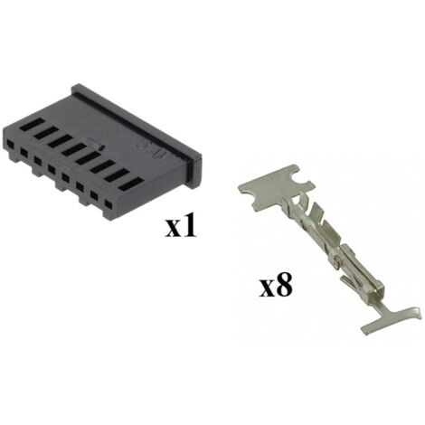 Kit Connettore Modu 2 Femmina 8 Vie