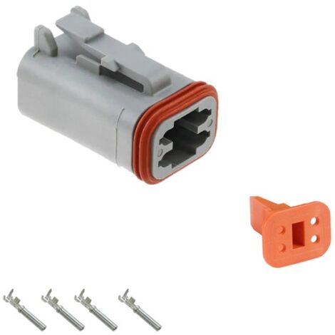 Kit Connettore Serie DT Maschio 4 Vie