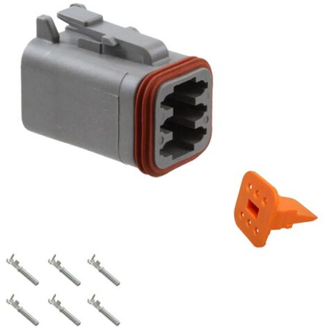 Kit Connettore Serie DT Maschio 6 Vie