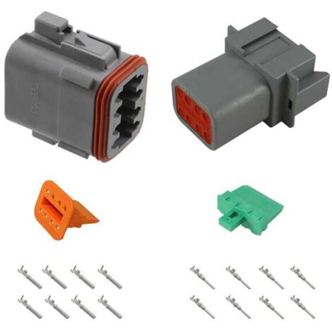 Kit Connettore Serie DT Maschio Femmina 8 Vie