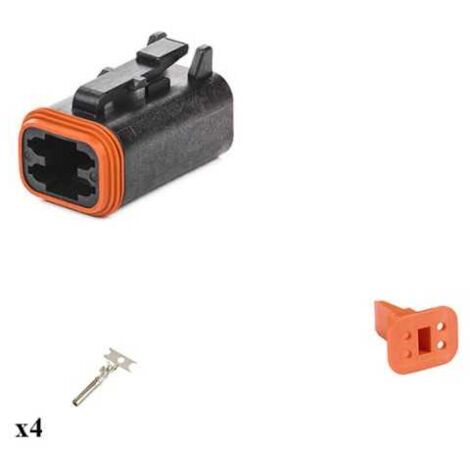 Kit connettore serie DT porta femmina 4 vie CE06