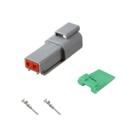 Kit connettore serie DT porta maschio 2 vie