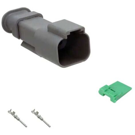 Kit connettore serie DT porta maschio 2 vie CE04