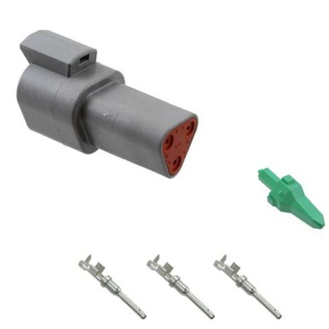Kit connettore serie DT porta maschio 3 vie