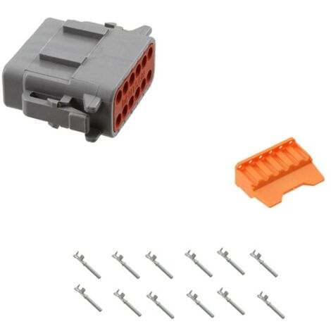 Kit Connettore Serie DTM Maschio 12 Vie