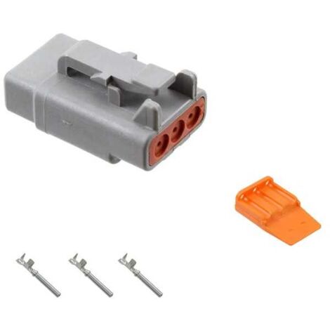 Kit Connettore Serie DTM Maschio 3 Vie