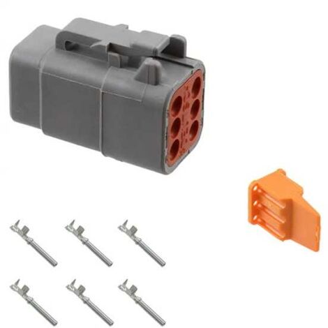 Kit Connettore Serie DTM Maschio 6 Vie