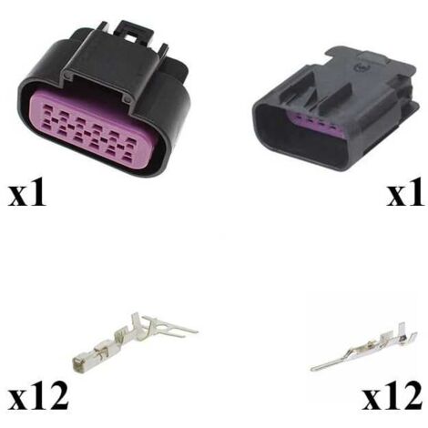 Kit connettore serie GT 150 maschio femmina 12 vie