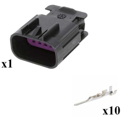 Kit connettore serie GT 150 porta maschio 10 vie