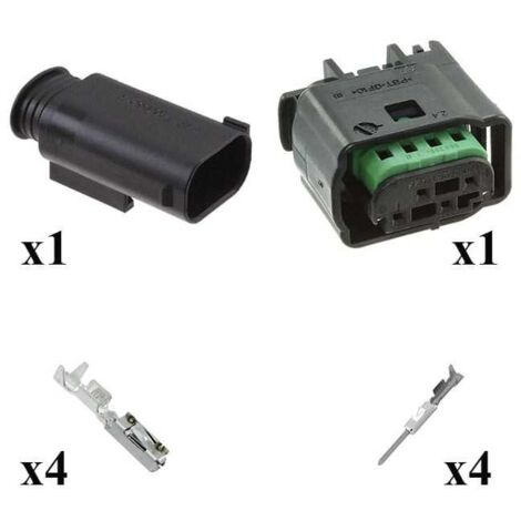 Kit connettore serie MQS maschio femmina 4 vie Cod A