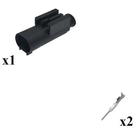 Kit connettore serie MQS porta maschio 2 vie Cod A