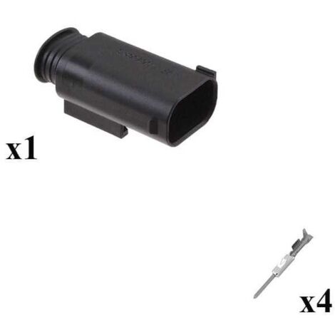 Kit connettore serie MQS porta maschio 4 vie Cod A