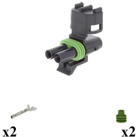 Kit connettore serie weather pack porta femmina 2vie