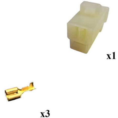 Kit Connettore Series 250 Faston 6 Maschio 3 Vie