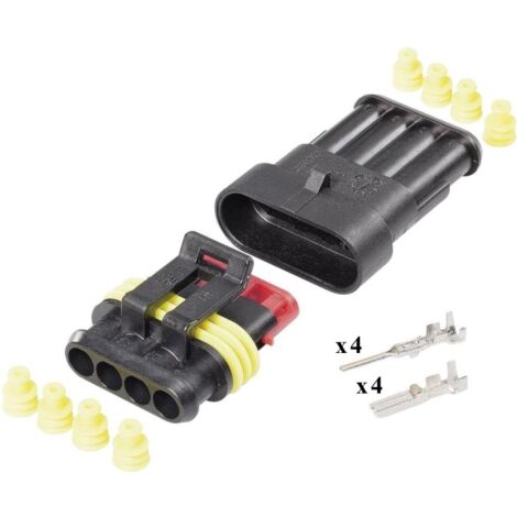 Kit Connettore SuperSeal Maschio Femmina 4 Vie