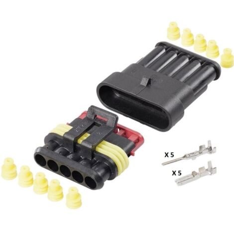 Kit Connettore SuperSeal Maschio Femmina 5 Vie