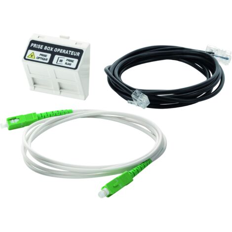 KIT CONNEXION BOX ENTREES DSL ET FO GEWISS GW40788