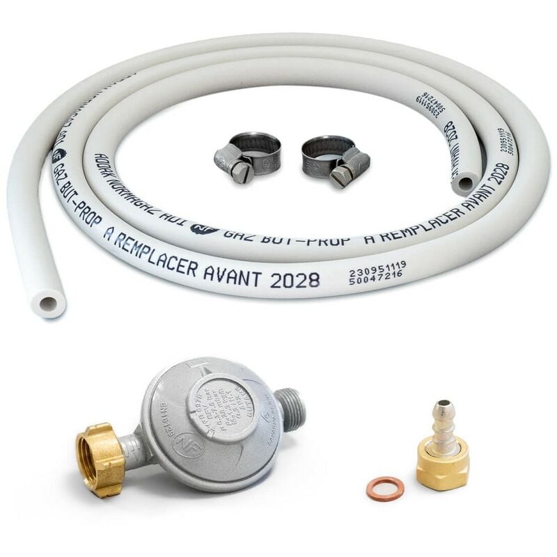 Kit Connexion Gaz Complet Pour Réchauds Gaz (tuyau Souple 1.50m ...