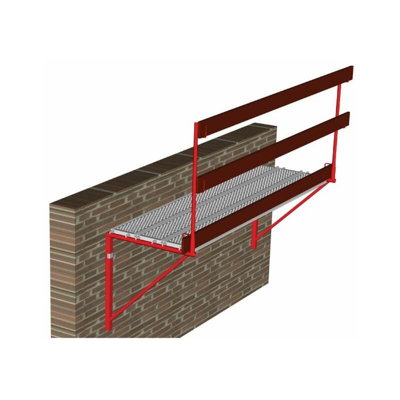 Matisère - Kit console 3m sans garde-corps et sans plinthes - Tube rond - KITCF1000EPX3M