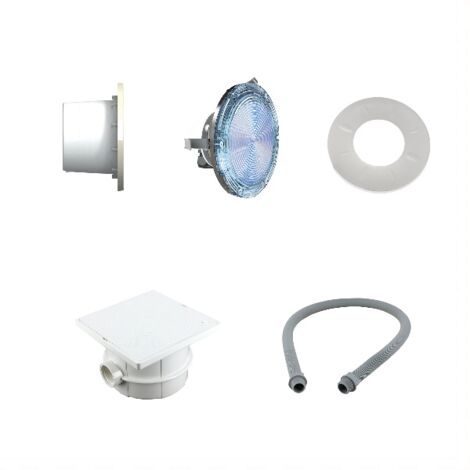 Kit construction piscine - Kit éclairage LED 17,5 W - 6x3 m à 8x4 m - Béton de Centrocom