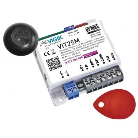 Kit contrôle d'accès pour résidence via micro-centrale autonome VIGIK - URMET VIT25M