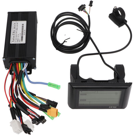 Kit contrôleur moteur vélo électrique 26A DC 24V-48V avec écran LCD et dissipation thermique pour moteur brushless