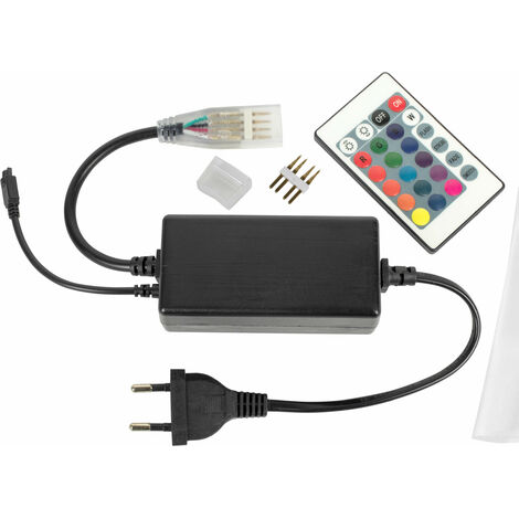 KIT CONTROLLER RGB+W 220V CON TELECOMANDO 720W