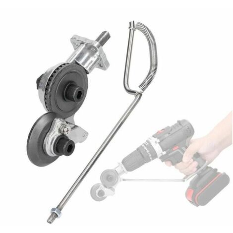 Kit conversione da trapano avvitatore a cesoia taglia lamiera taglierina metallo