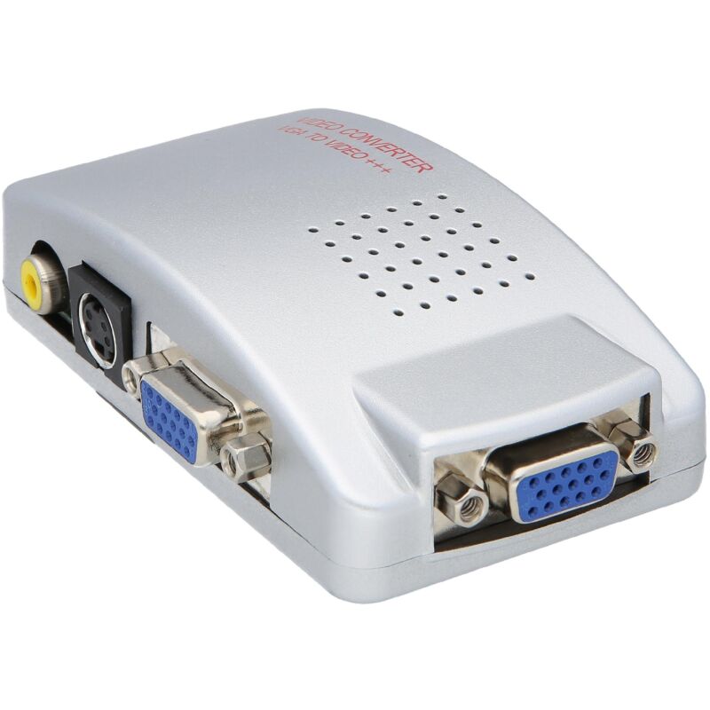 Kit Convertisseur De Signal Av Vga - Cvbs S-Vidéo Vga