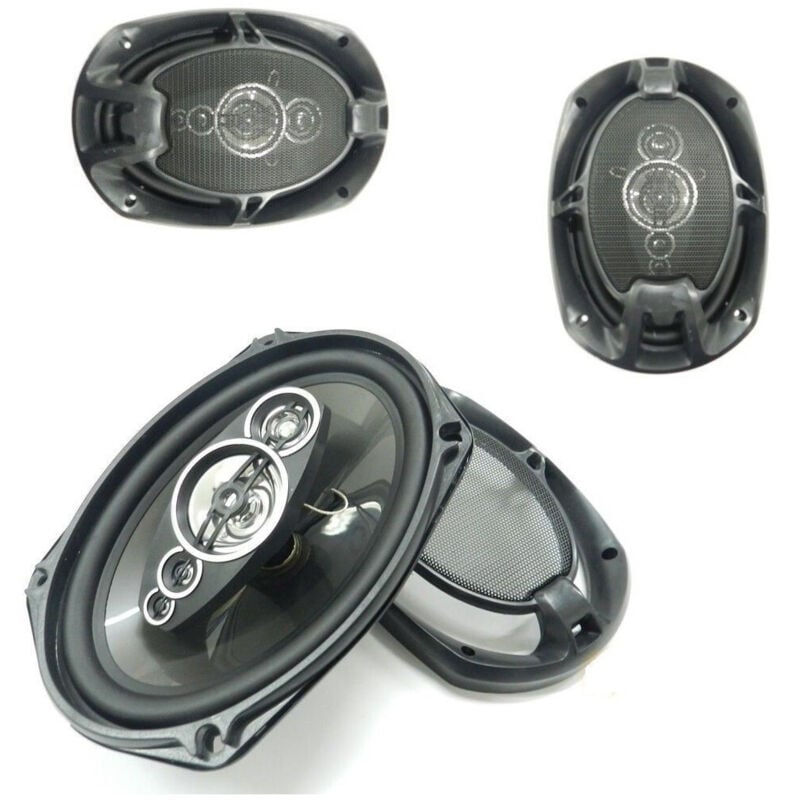 Image of Trade Shop - kit coppy cass auto 2 vie 800W 6x9 cm altoparlanti auto 800 watt TS-6972 -