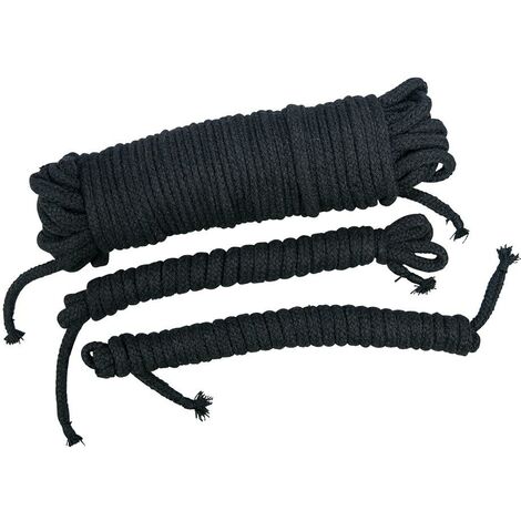 Kit Corde Bondage 3pz Nero