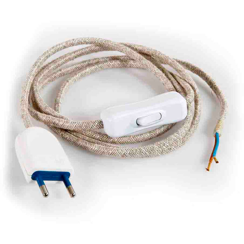 

ENEC Kit cordon 2x0,75 120+80cm algodon