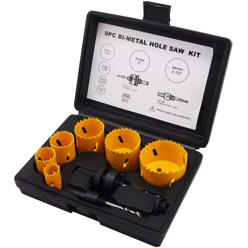 

Kit coronas bimetal 9 piezas promo