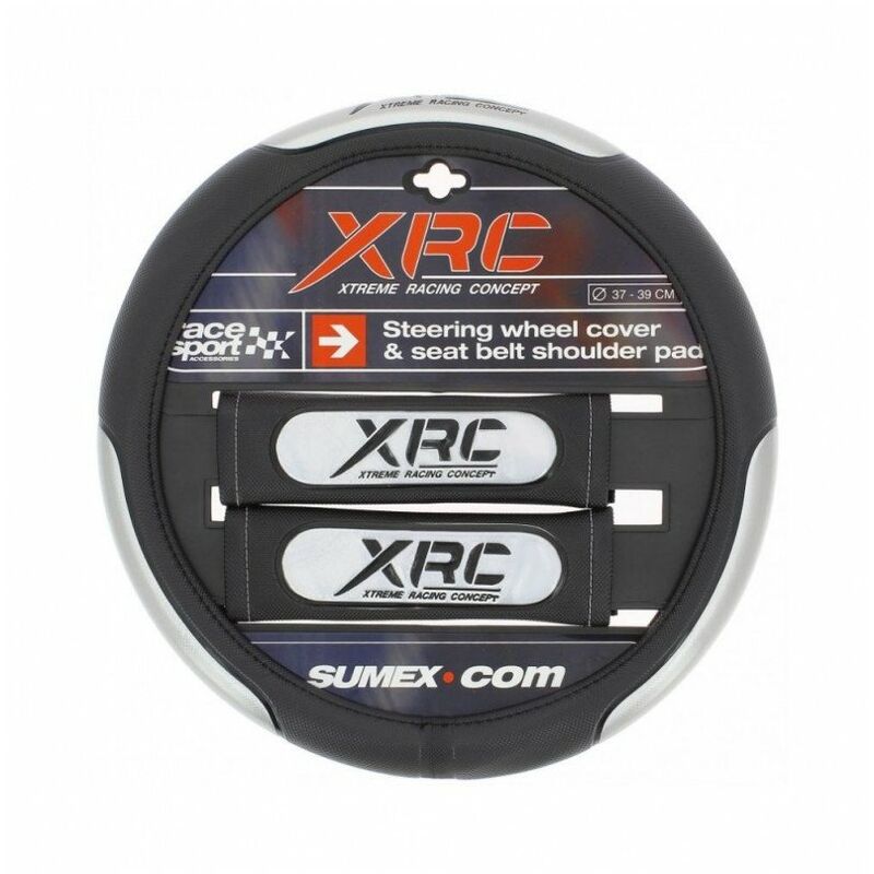 Sumex - Couvre volant + coussinets ceinture auto xrc - Race Sport