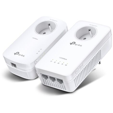 Kit CPL AV1300 Gigabit WiFi AC avec prise gigogne - TL-WPA8635P KIT - TP-LINK