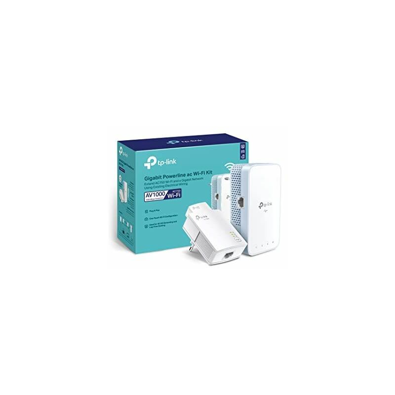 TL-WPA7517 kit Adaptateur réseau cpl 1000 Mbit/s Ethernet/LAN Wifi Blanc - Tp-link